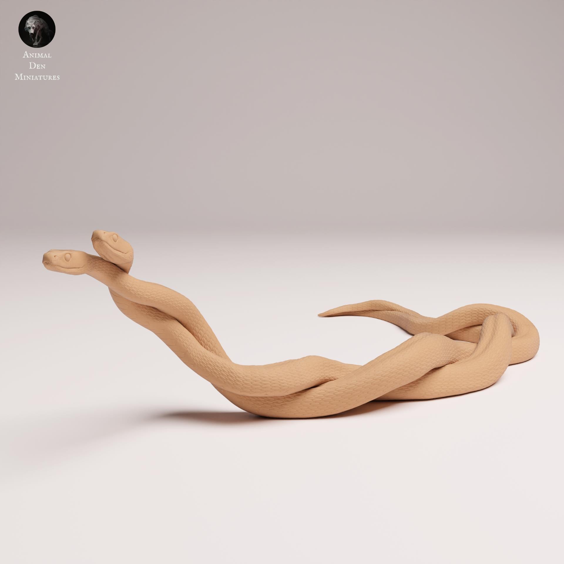 Product photo Animal Figure Diorama, Model Building: 0: Jungle Animal Figures: Mating Black Mambas (Ref 25_08_11)