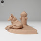 Produktfoto Tier Figur Diorama, Modellbau: 0: Wildtier Figur: Liegender Kojote (Ref 24_11_01)