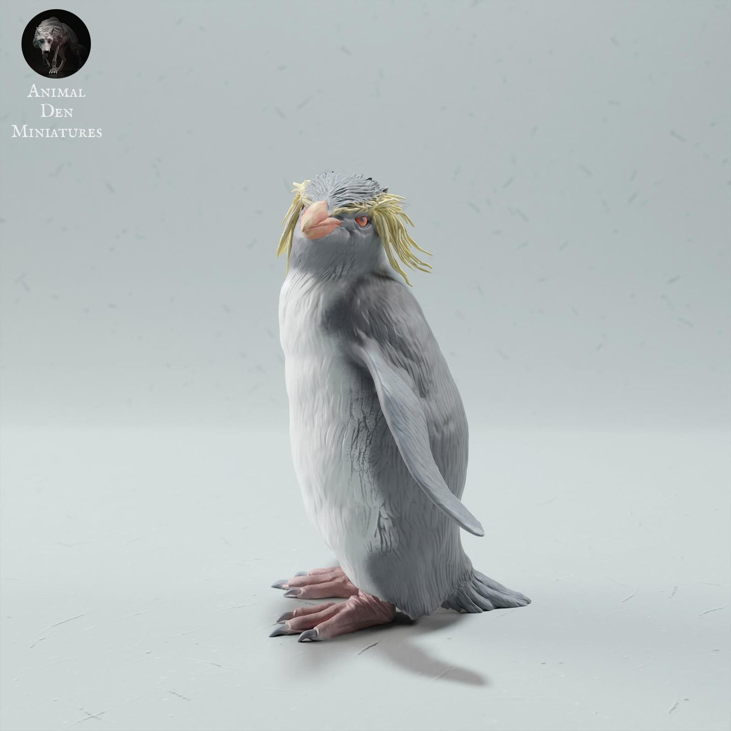 Product photo animal figure diorama, model building: 0: Sea creature figure: Rockhopper Penguin – Rockhopper (Ref 01_01_64)