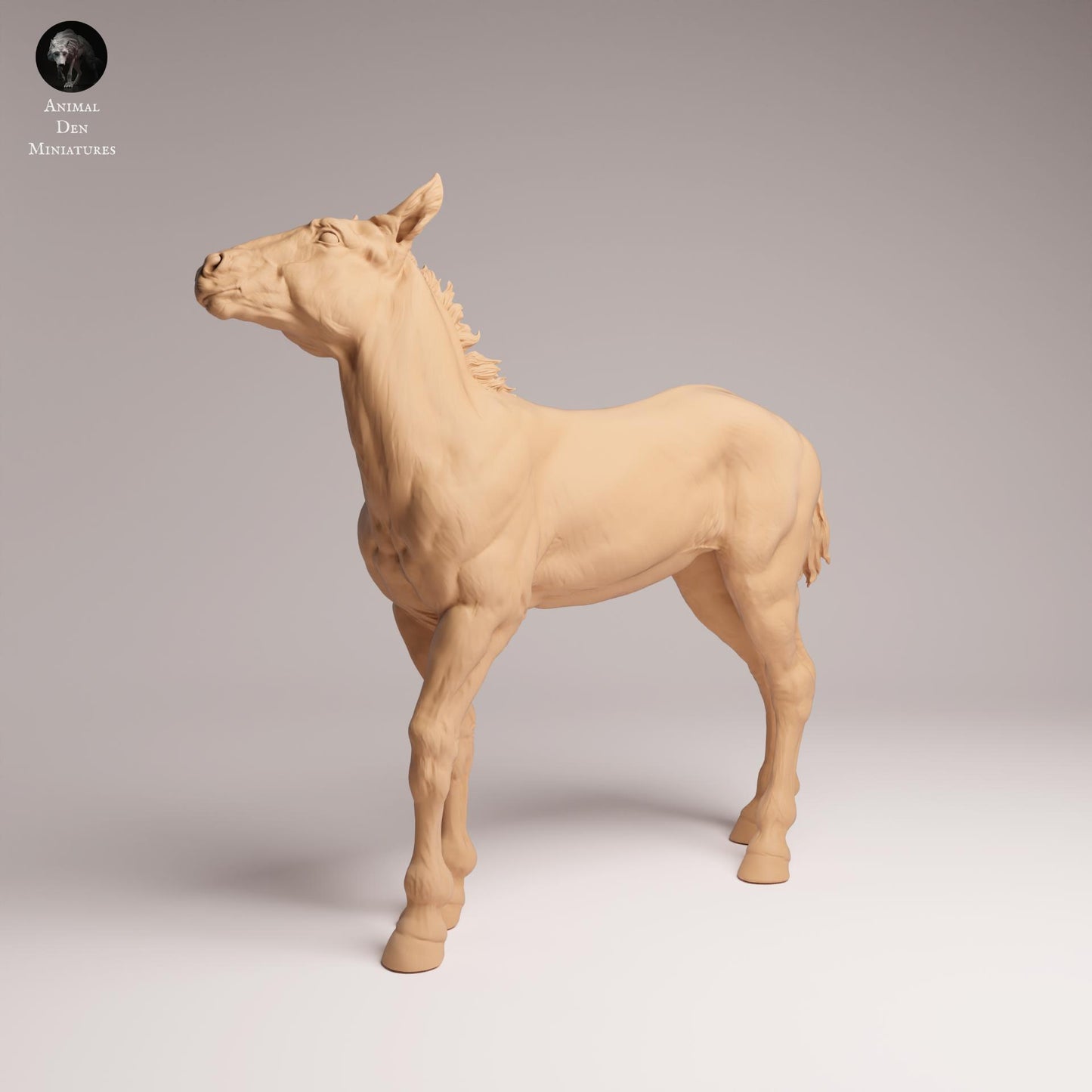 Product photo Animal Figure Diorama, Model Building: 0: Farm Animal Figure: Mustang Calf – Foal (Ref 25_09_13)