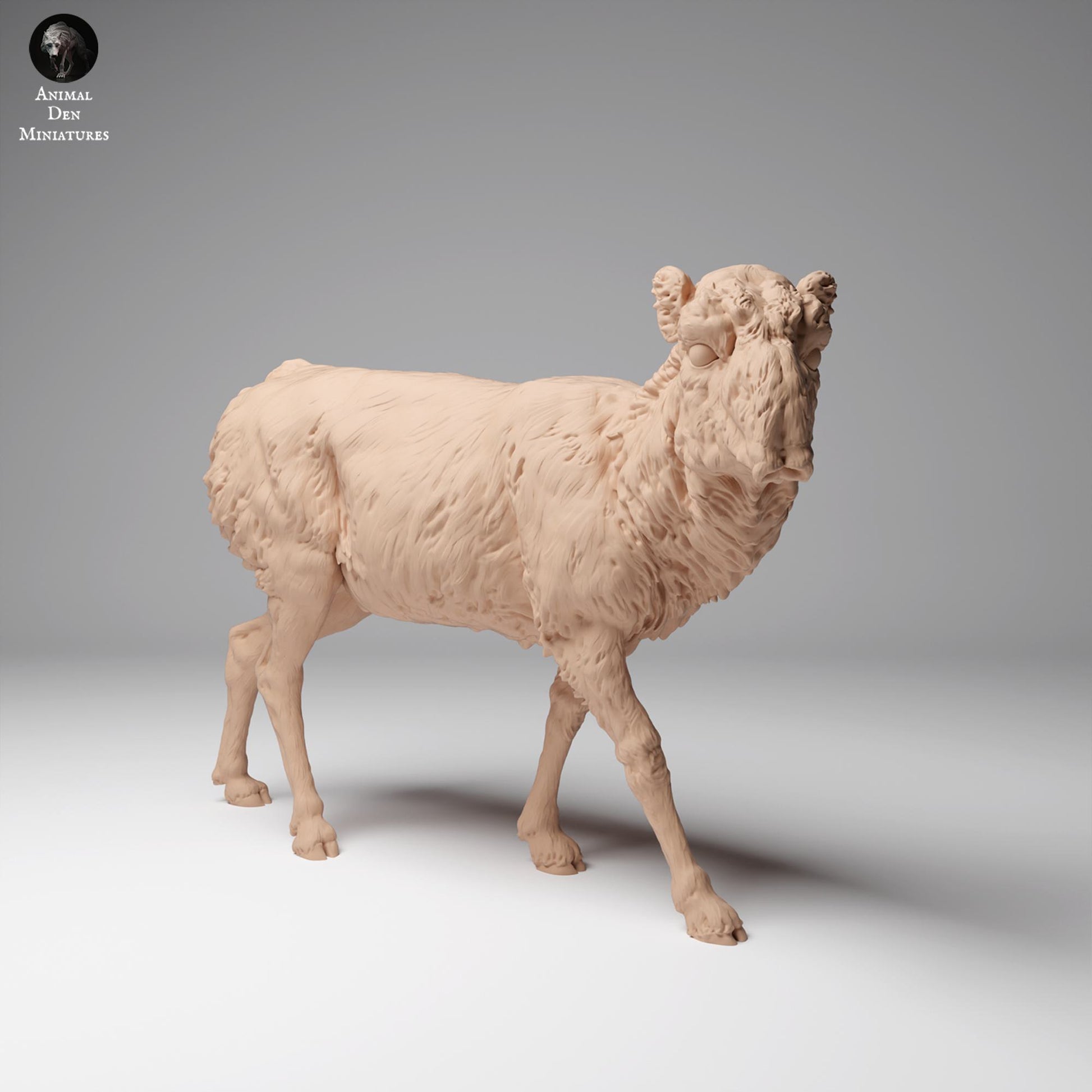 Produktfoto Tier Figur Diorama, Modellbau: 0: Wildtier Figur: Mongolische Saiga Antilope – Weibchen im Winterfell (Ref 24_12_14)
