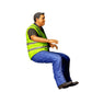 3DP Miniatures 2: Sitzende Figur: Lkw-Fahrer mit Warnweste in Fahrposition (Ref. Nr. 465)