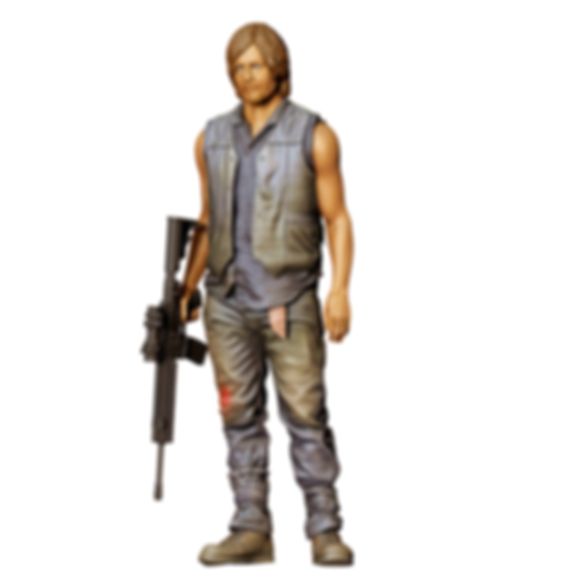 3DP Miniatures 3: Stehende Figur: Mann mit ärmelloser Weste & Gewehr (Ref. Nr. 492)