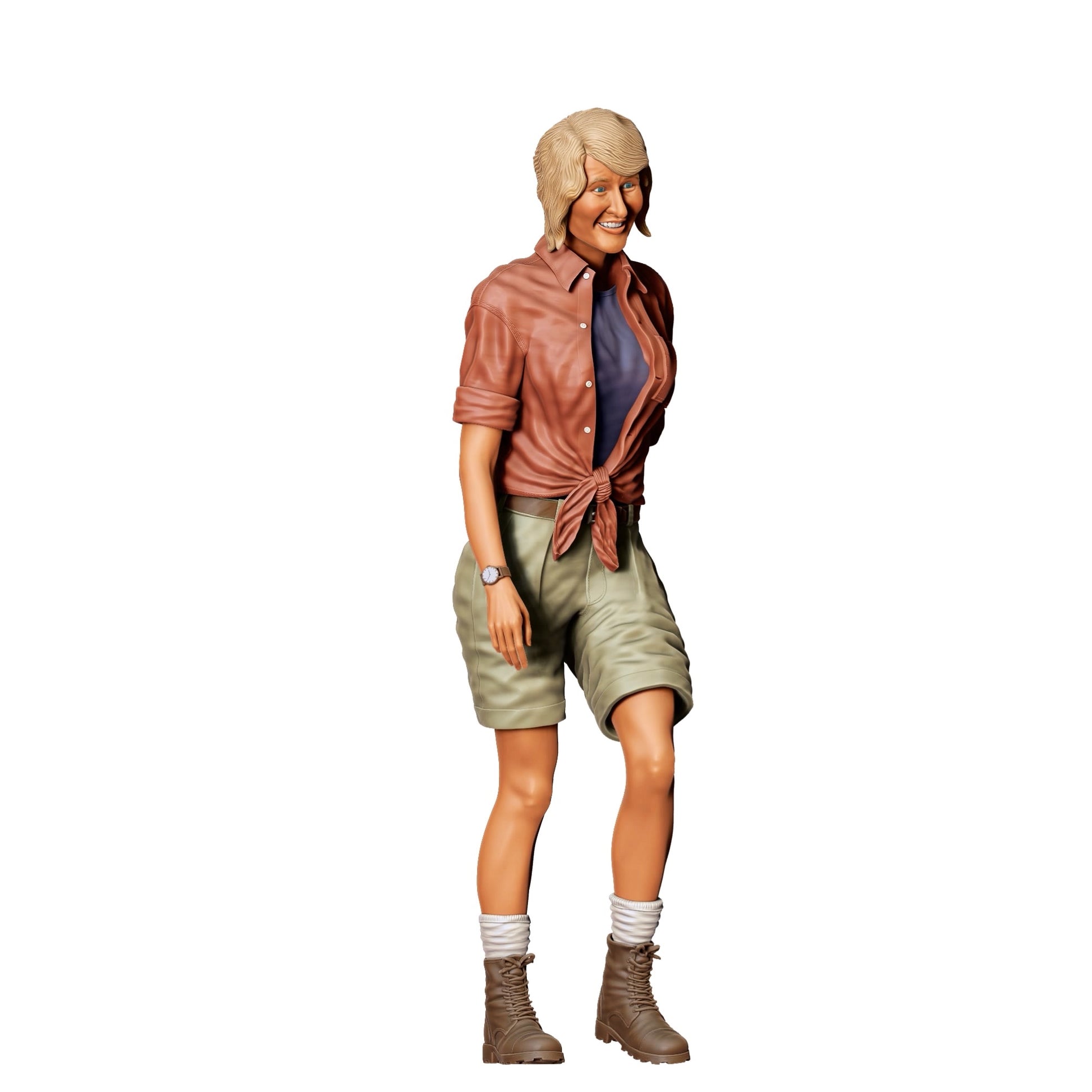 Diorama Modellbau Produktfoto 0: Junge Frau - Abenteurerin und Botanikerin (Ref. Nr. 334)