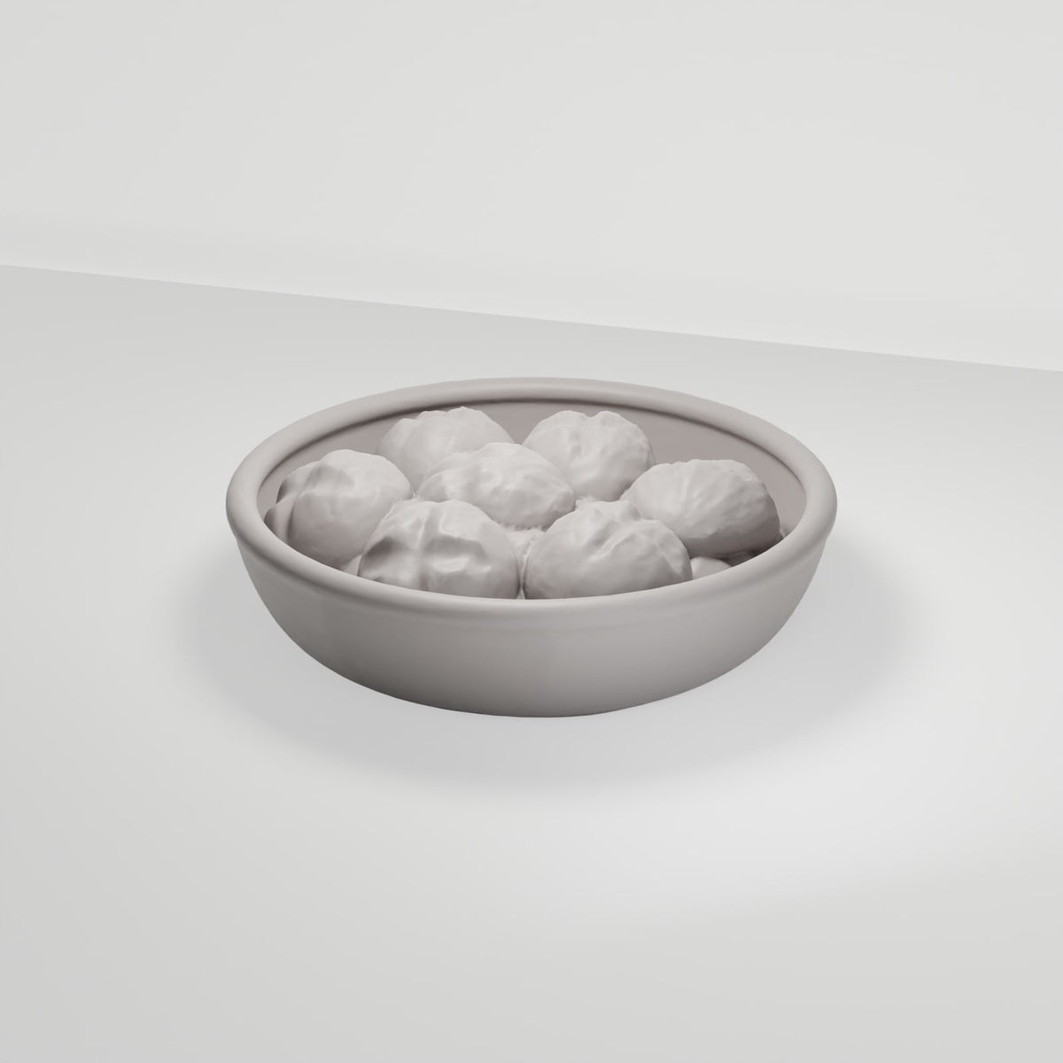 MyPortal 203 2: Diorama Kitchen & Table: Ceramic Bowl with Bread (Ref. 203D)
