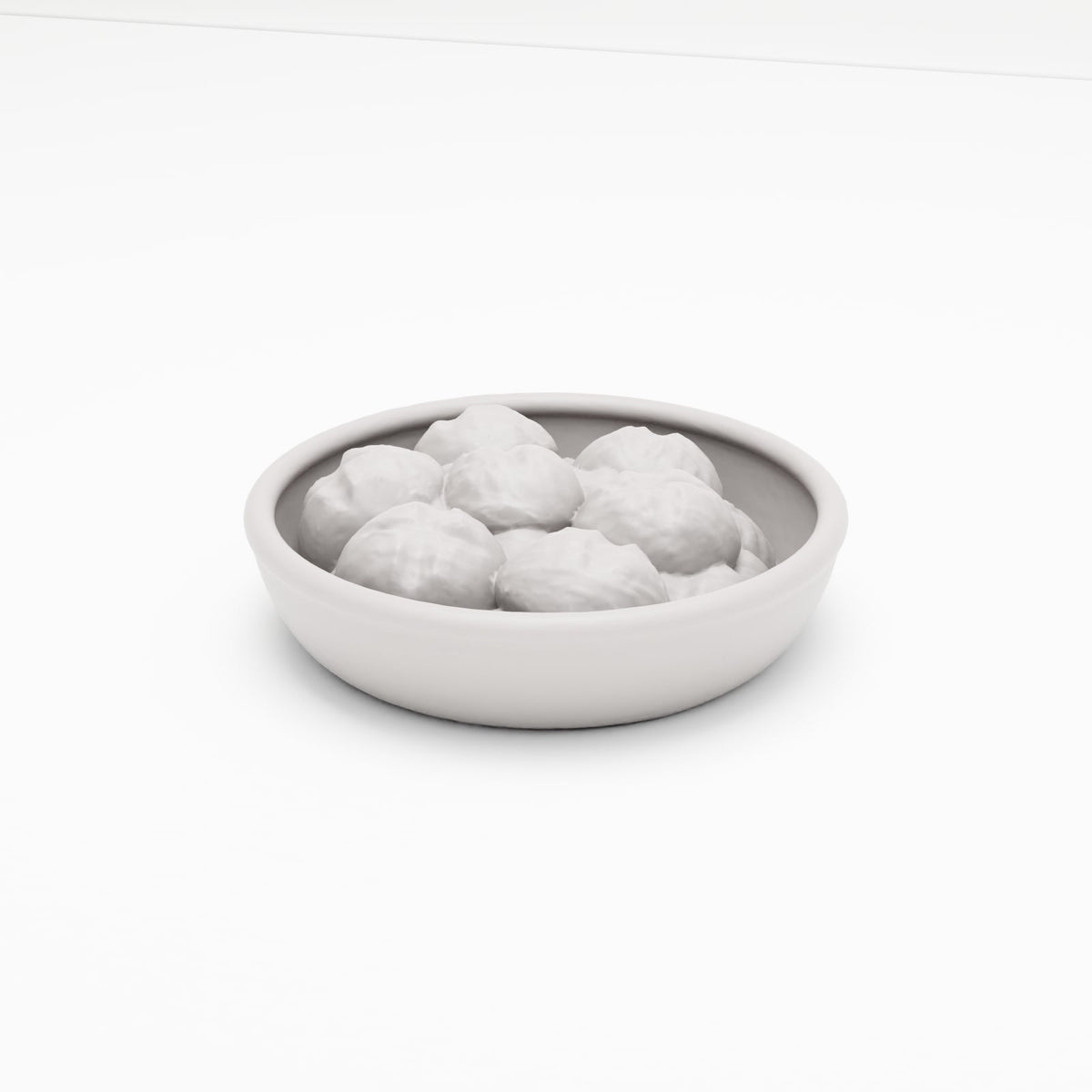 MyPortal 203 3: Diorama Kitchen & Table: Ceramic Bowl with Bread (Ref. 203D)