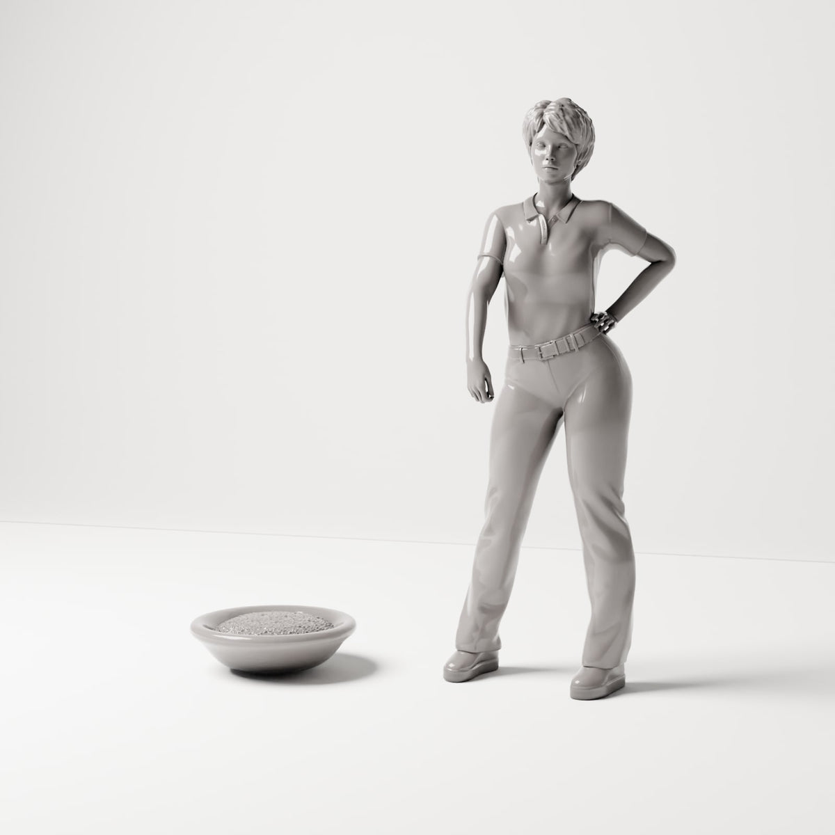 MyPortal 205 1: Kitchen Diorama: Ceramic Cereal Bowl with Cereal (Ref. 205D)