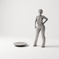 MyPortal 207 1: Diorama Kitchen & Table: Empty ceramic plate (Ref. 207D)