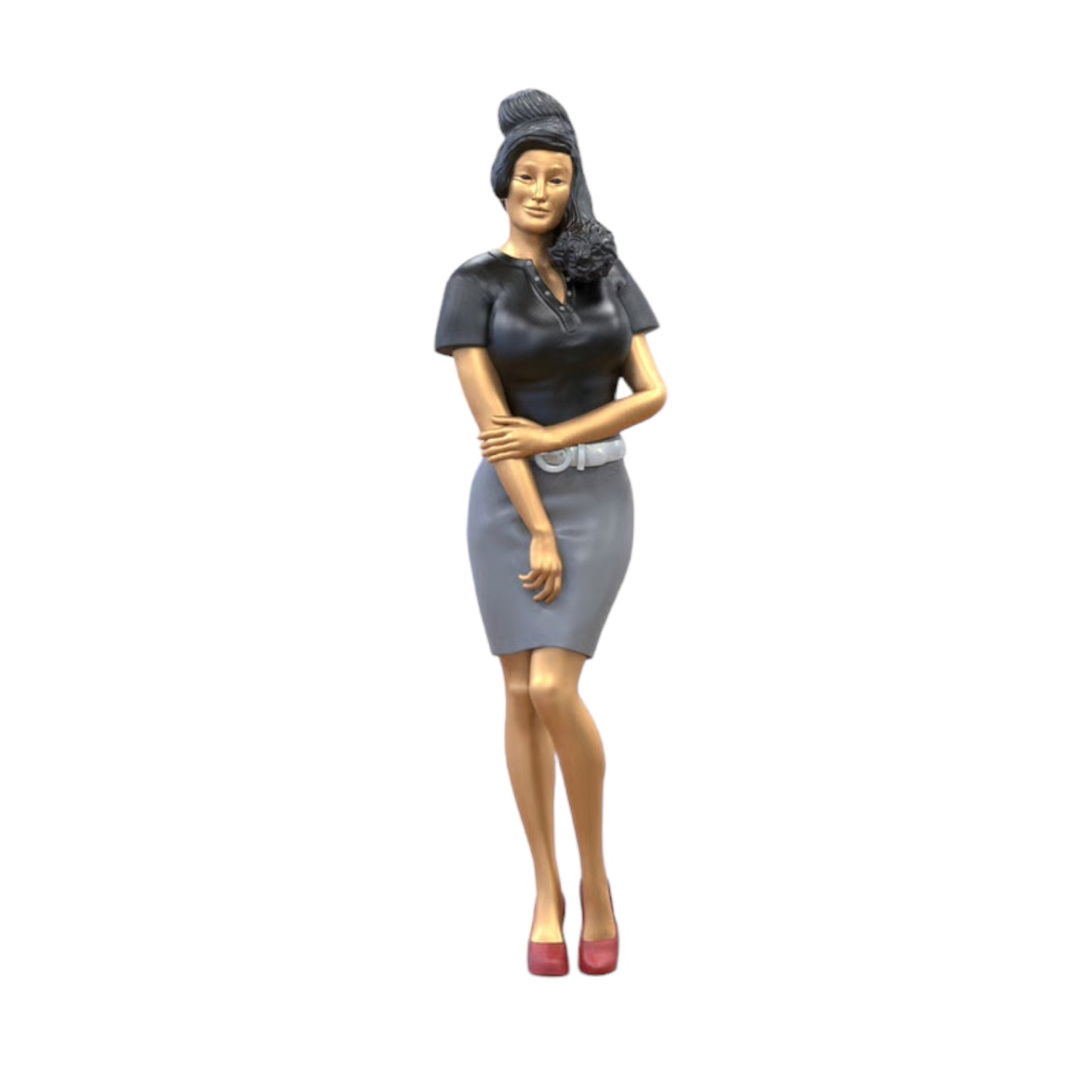 Product photo 0: Woman in skirt and blouse