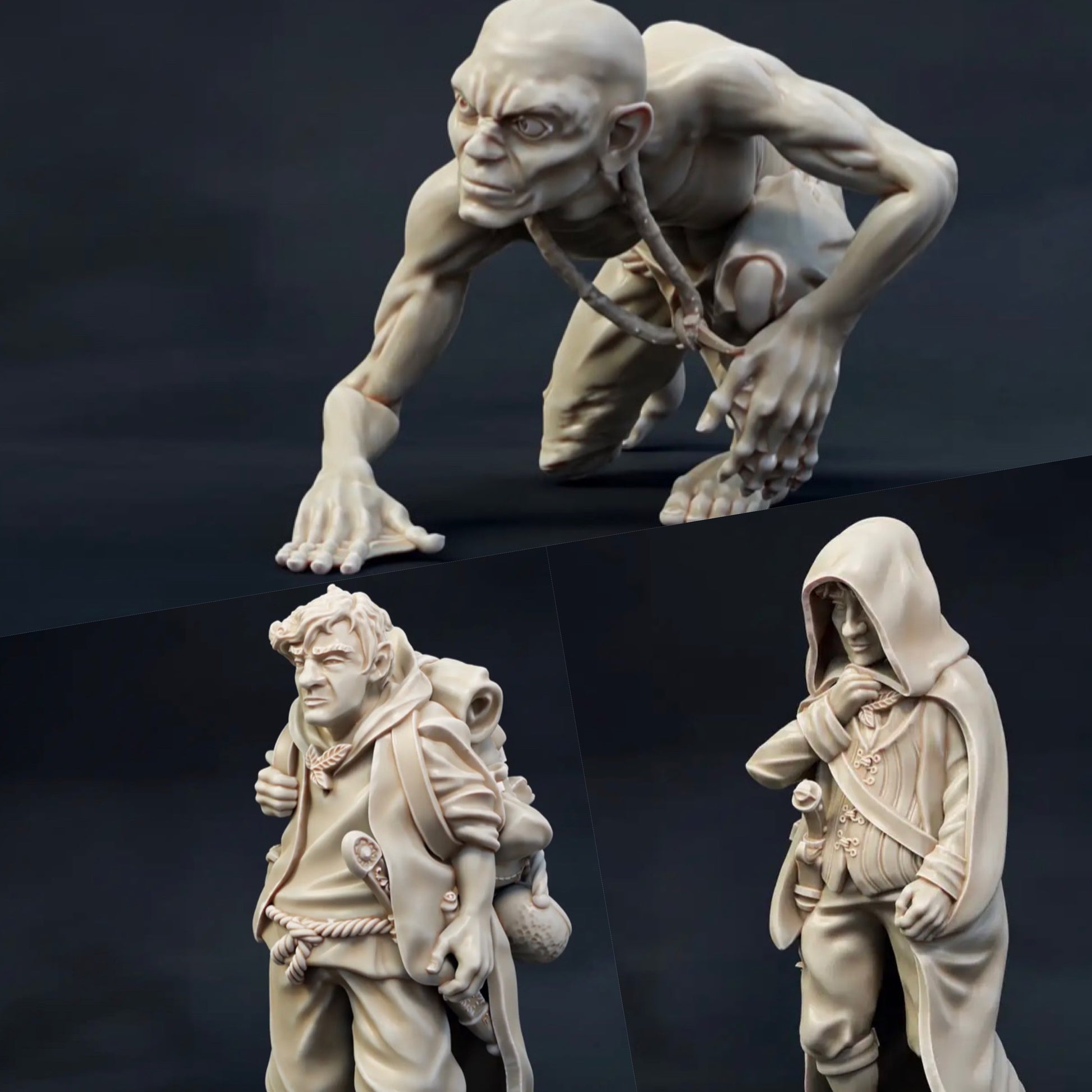 Product photo Tabletop 28mm The Printing Goes Ever On (TPGEO) 0: Halflings on a Dangerous Journey: Stealthy Wanderers in the Wilderness