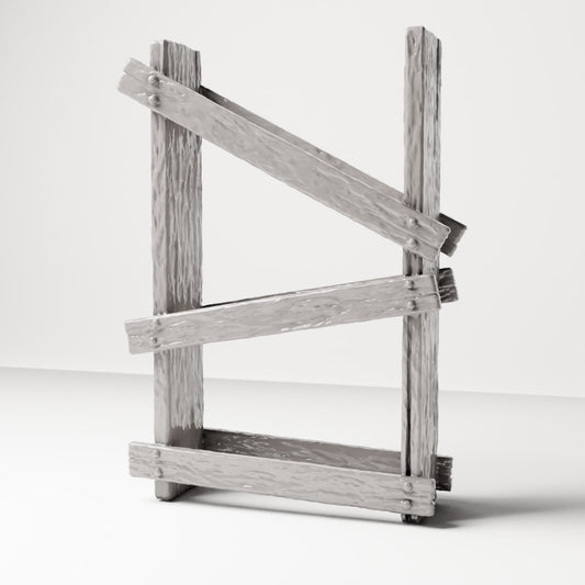 MyPortal 211 0: Diorama Furniture: Rustic Ceramic Shelf (Ref. 211D)
