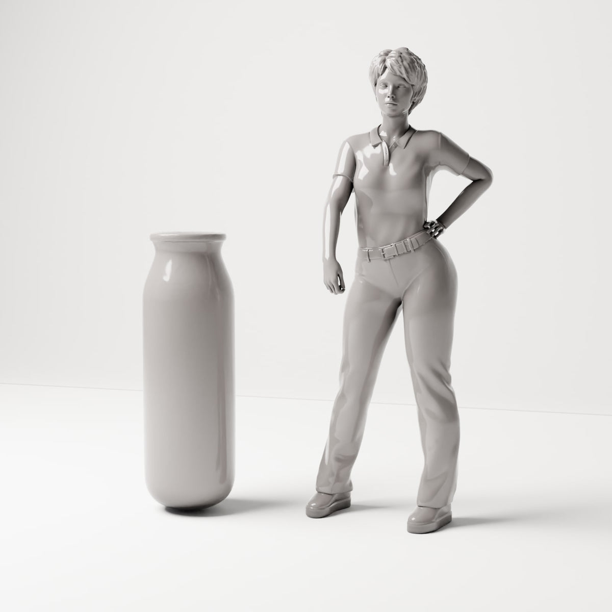 MyPortal 213 1: Diorama Interior Furnishing: Ceramic Vase for Shelf (Ref. 213D)