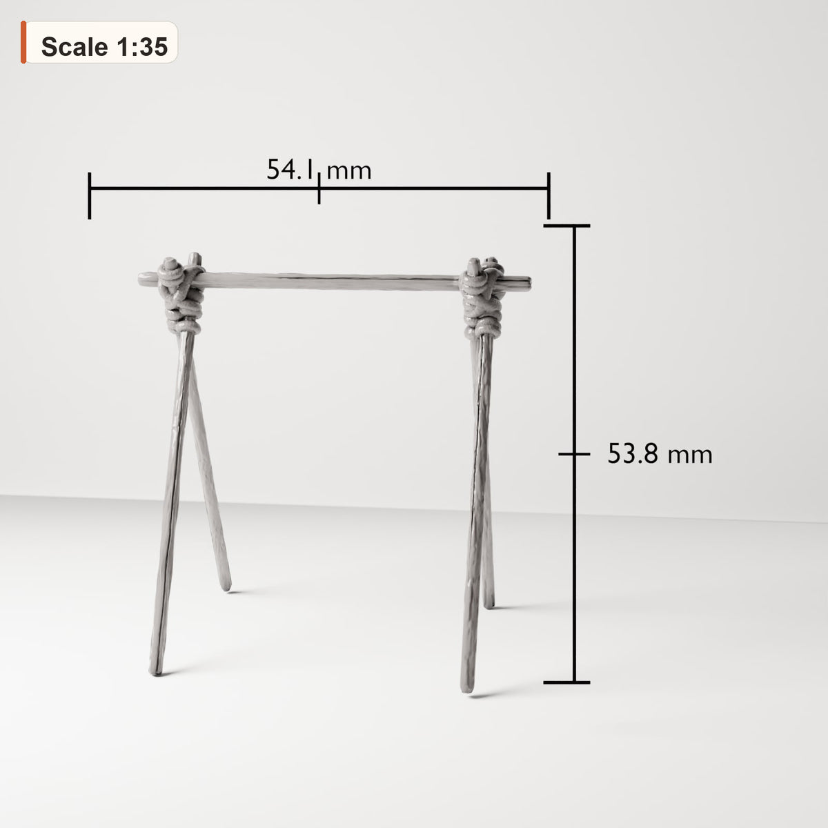 MyPortal 221 1: Diorama Tools & Craft: Leather Drying Rack (Ref. 221D)