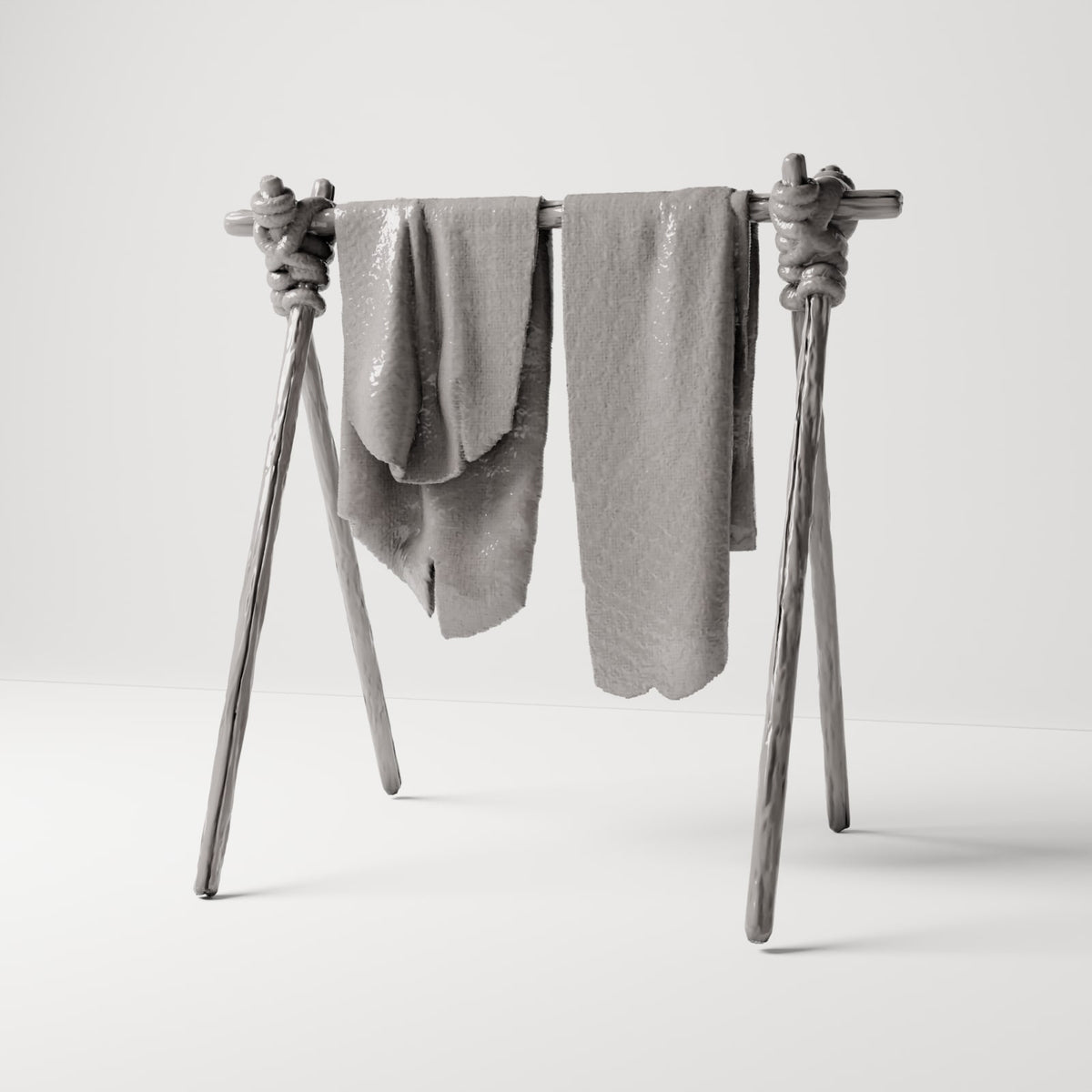 MyPortal 222 0: Diorama Craft: Leather Drying Rack with Hides (Ref. 222D)