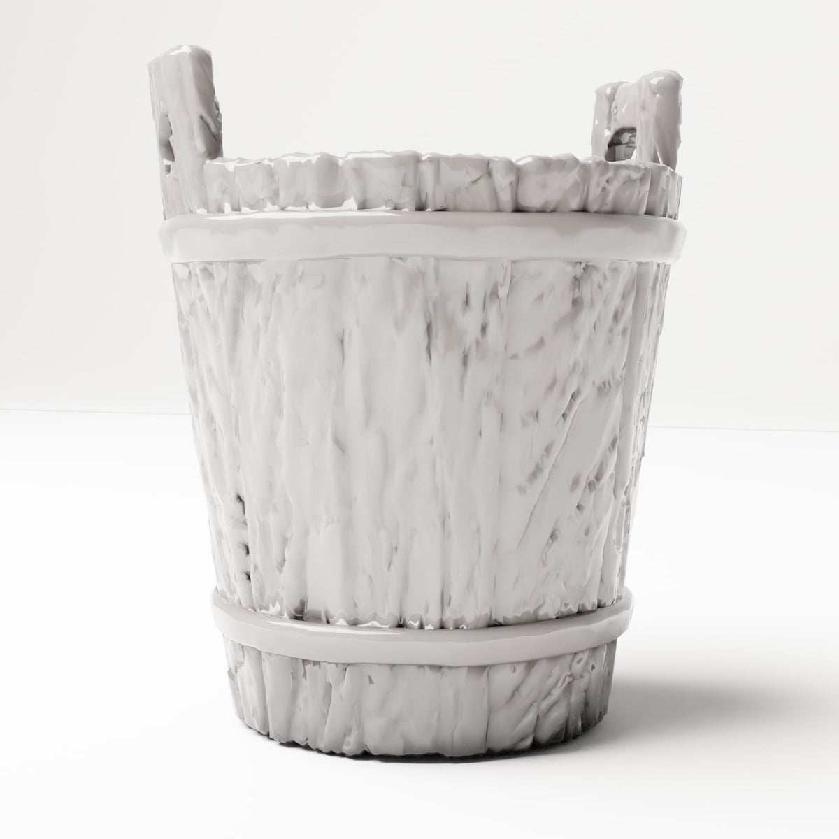 MyPortal 228 3: Diorama Camp & Market: Rustic Wooden Bucket (Ref. 228D)