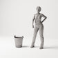 MyPortal 229 1: Diorama Terrain: Rustic Wooden Bucket with Handle (Ref. 229D)