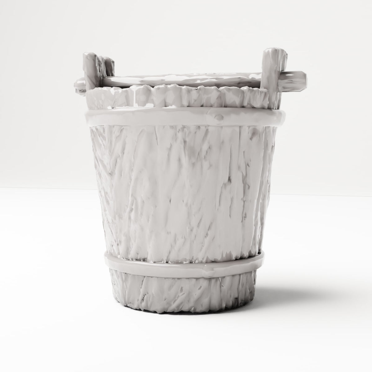 MyPortal 229 0: Diorama Terrain: Rustic Wooden Bucket with Handle (Ref. 229D)