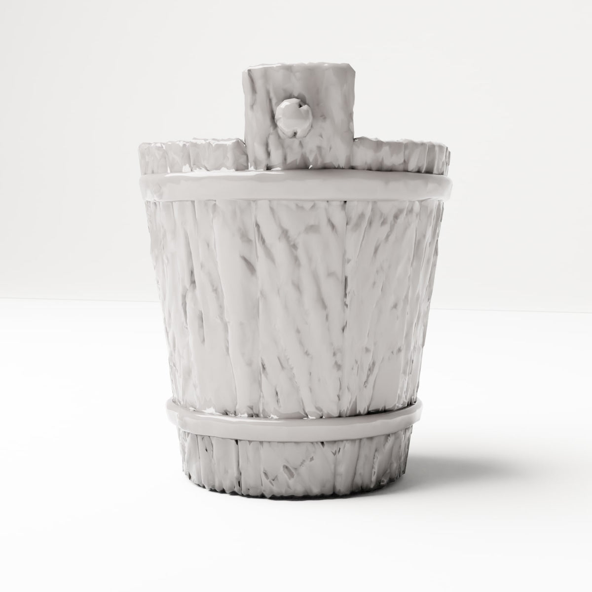 MyPortal 229 2: Diorama Terrain: Rustic Wooden Bucket with Handle (Ref. 229D)