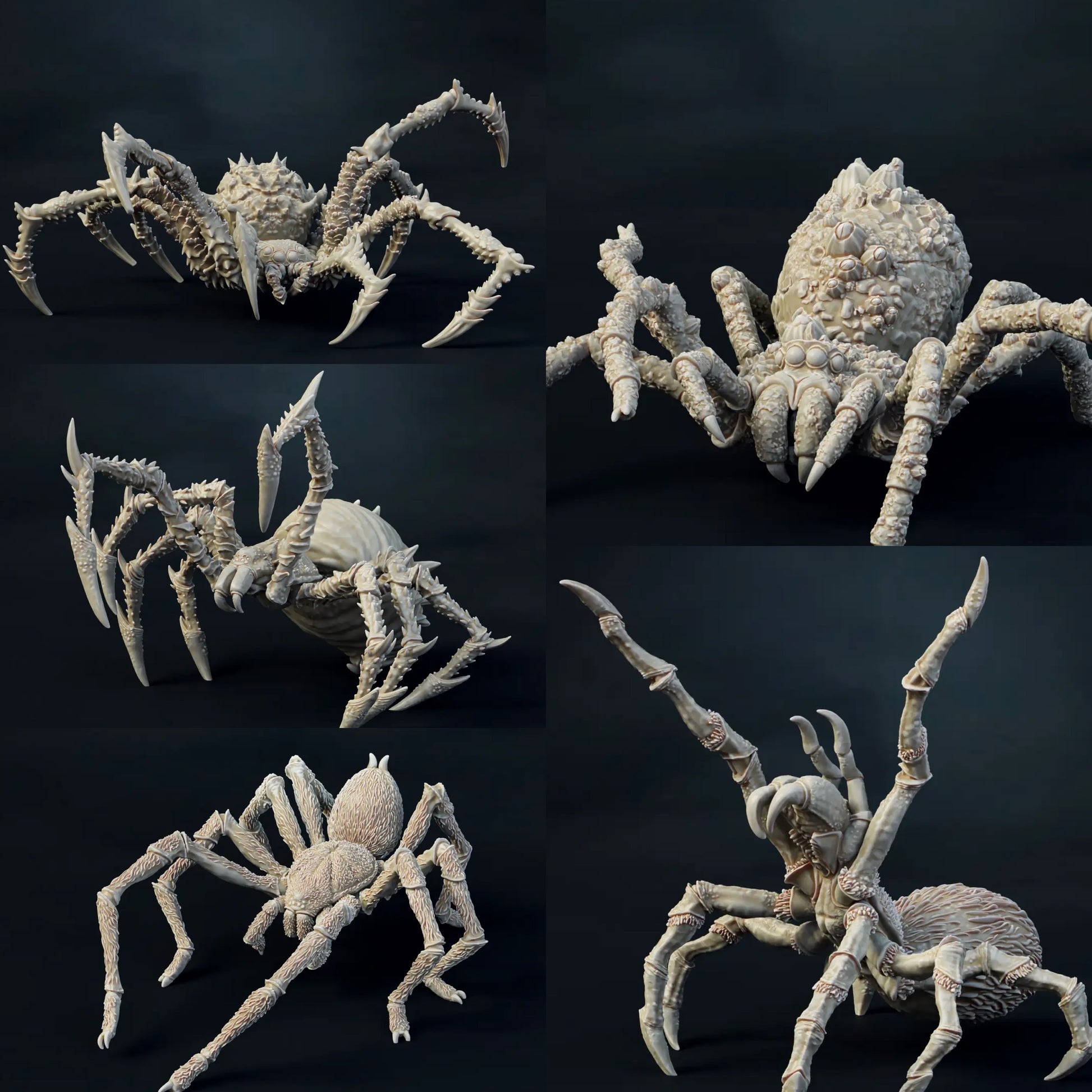 Product photo Tabletop 28mm The Printing Goes Ever On (TPGEO) 0: Spider Monster: Cave Spider Creatures