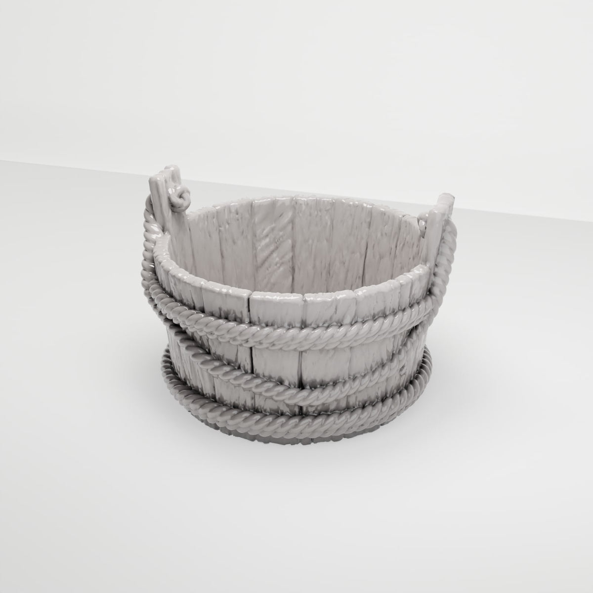 MyPortal 231 0: Diorama Terrain: Wooden Bucket with Carrying Handles (Ref. 231D)