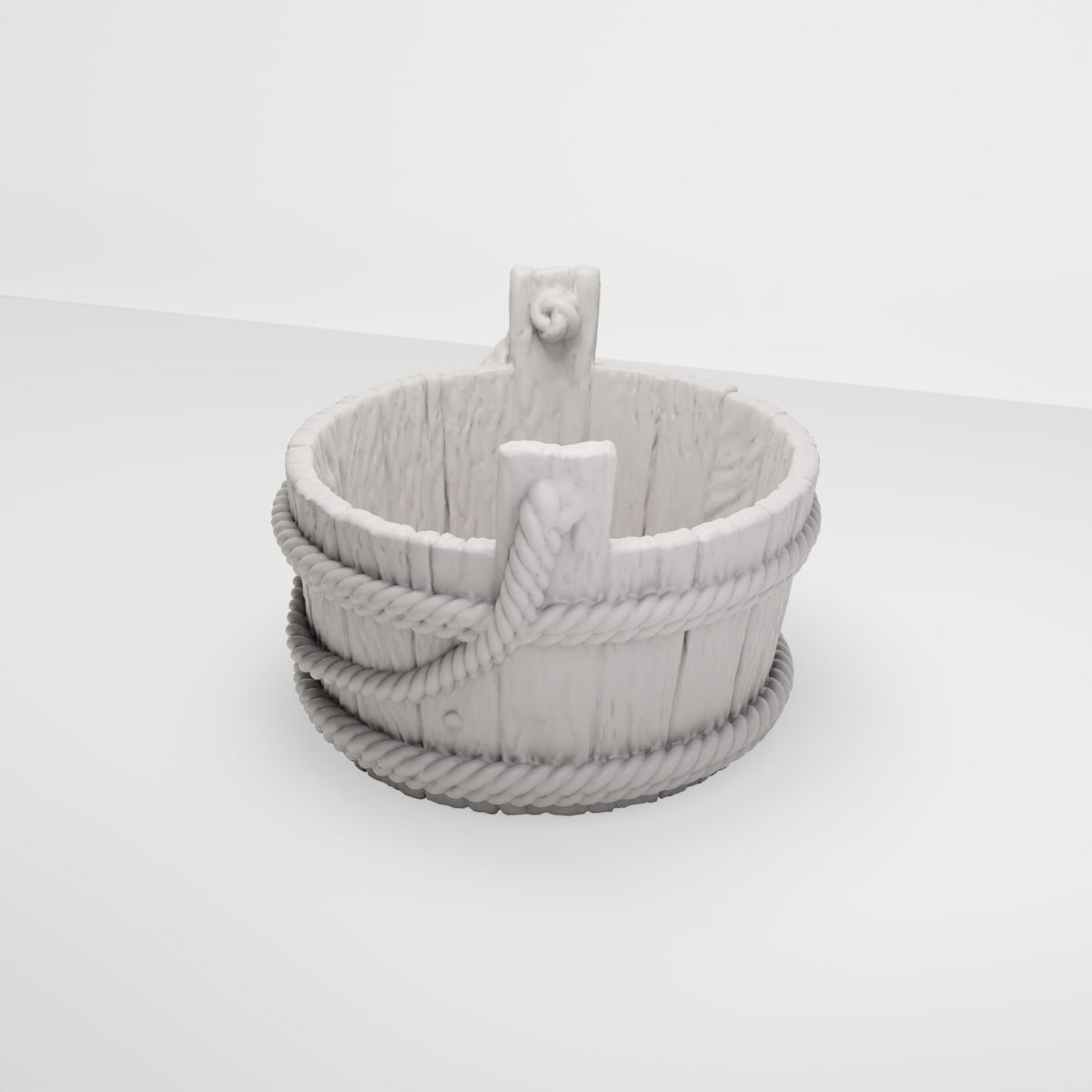 MyPortal 231 2: Diorama Terrain: Wooden Bucket with Handles (Ref. 231D)