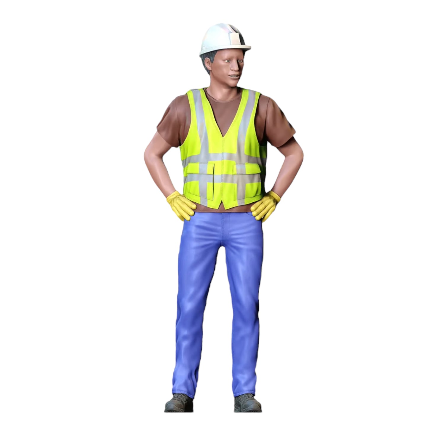 Product photo 0: Construction worker with helmet