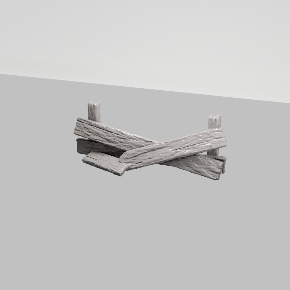 MyPortal 236 0: Diorama Terrain: Broken Wooden Barricade (Ref. 236D)