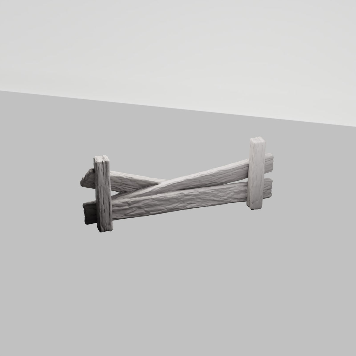 MyPortal 236 3: Diorama Terrain: Broken Wooden Barrier (Ref. 236D)