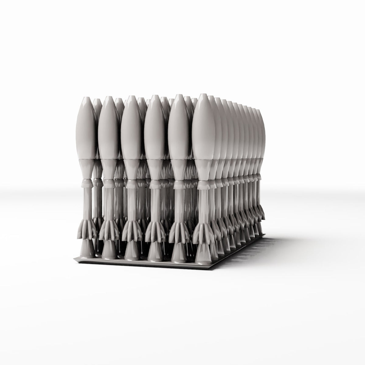 Diorama Model Building Product Photo 0: Military Diorama: Artillery Ammunition Rack with Anti-Tank Shells (Ref. 242D)
