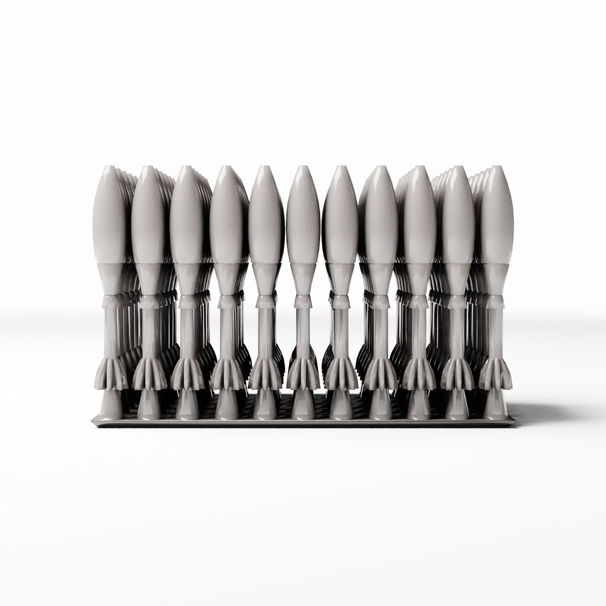 Diorama model-building product photo 2: Military diorama: artillery ammunition rack with anti-tank shells (Ref. 242D)