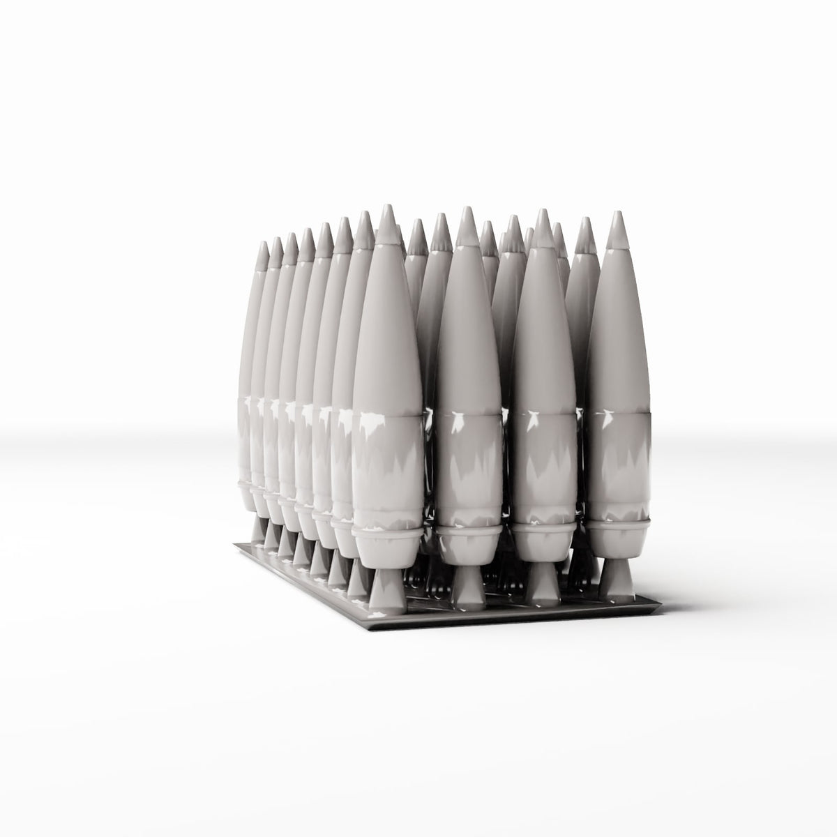 Diorama modeling product photo 3: Military diorama: anti-tank ammunition in storage rack (Ref. 244D)
