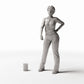 Diorama model-building product photo 1: Diorama camp: Large ribbed tin can (Ref. 256D)