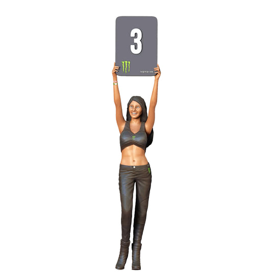 Produktfoto  0: Grid Girl: Frau mit Schild 2 - Rennbetrieb