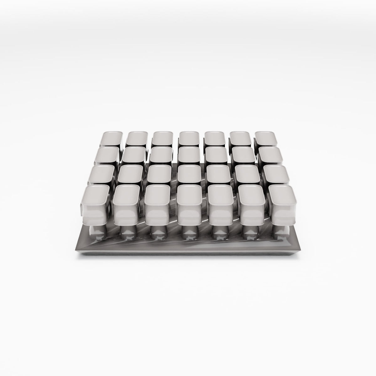 Diorama model-building product photo 2: Diorama camp: storage canisters on mounting plate (Ref. 269D)