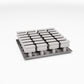 Diorama model-building product photo 3: Diorama storage area: supply canisters on a mounting plate (Ref. 269D)