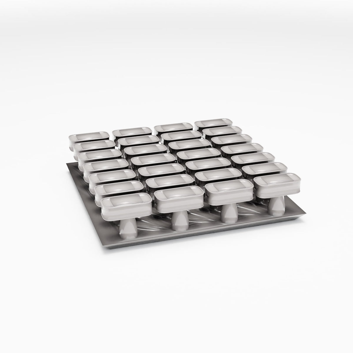 Diorama model-building product photo 3: Diorama storage: Flat storage containers pack (Ref. 271D)