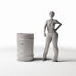 Diorama model-making product photo 1: Diorama Storage & Transport: Large Fuel Barrel (Ref. 274D)