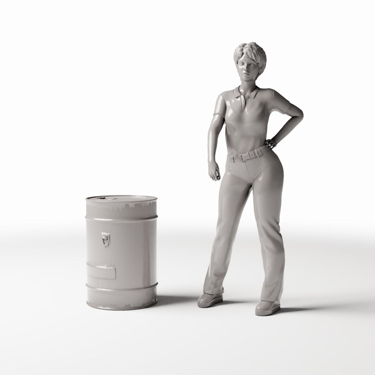 Diorama model-making product photo 1: Diorama camp: Medium-sized fuel barrel (Ref. 275D)