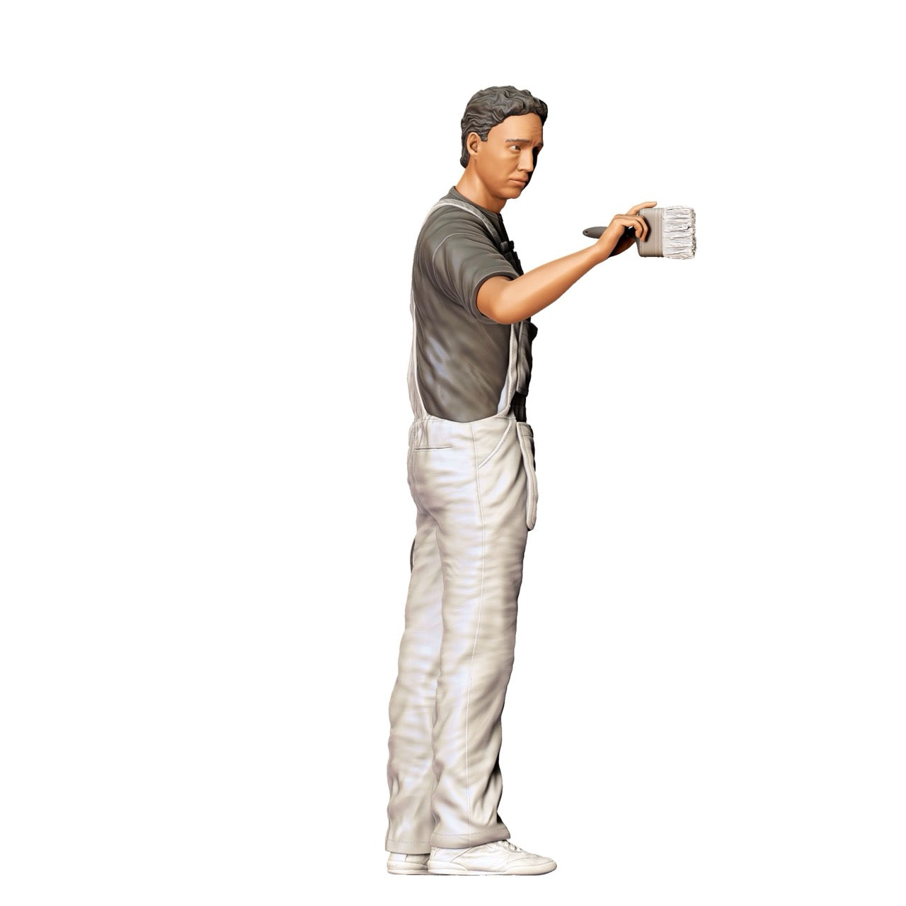 Miniatur Figur: Maler/ Lackiere mit Pinsel und Eimer - Handwerker (Nr. 278)