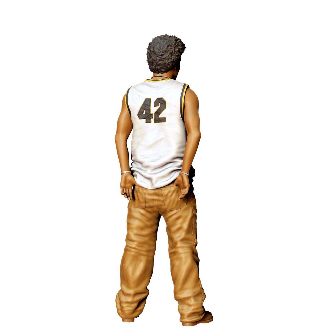 Miniature Figure: Man with Basketball Outfit (No. 279)