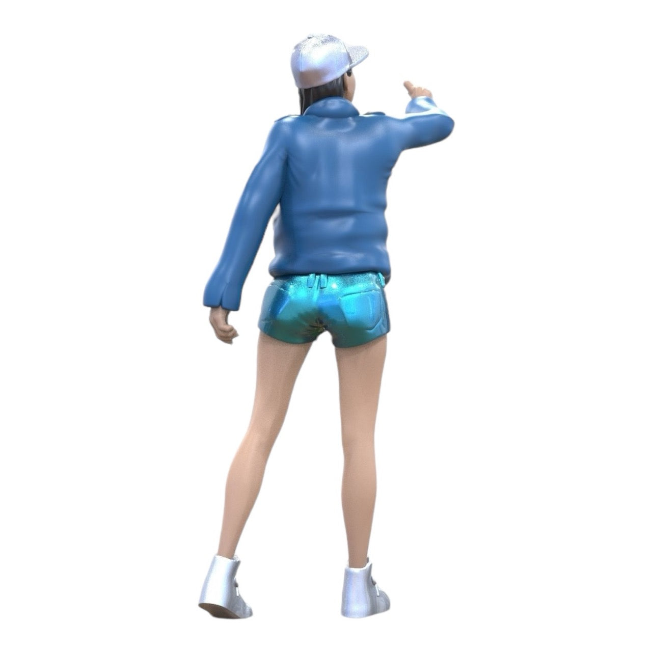 Miniature Figure: Teenage Sprayer - Young Woman with Cap and Graffiti Spray Can (No. 287)