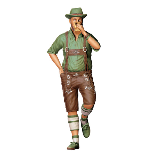 Miniature Figure Oktoberfest: Wiesen Guests: Man with traditional outfit and beer mug (No. 289)