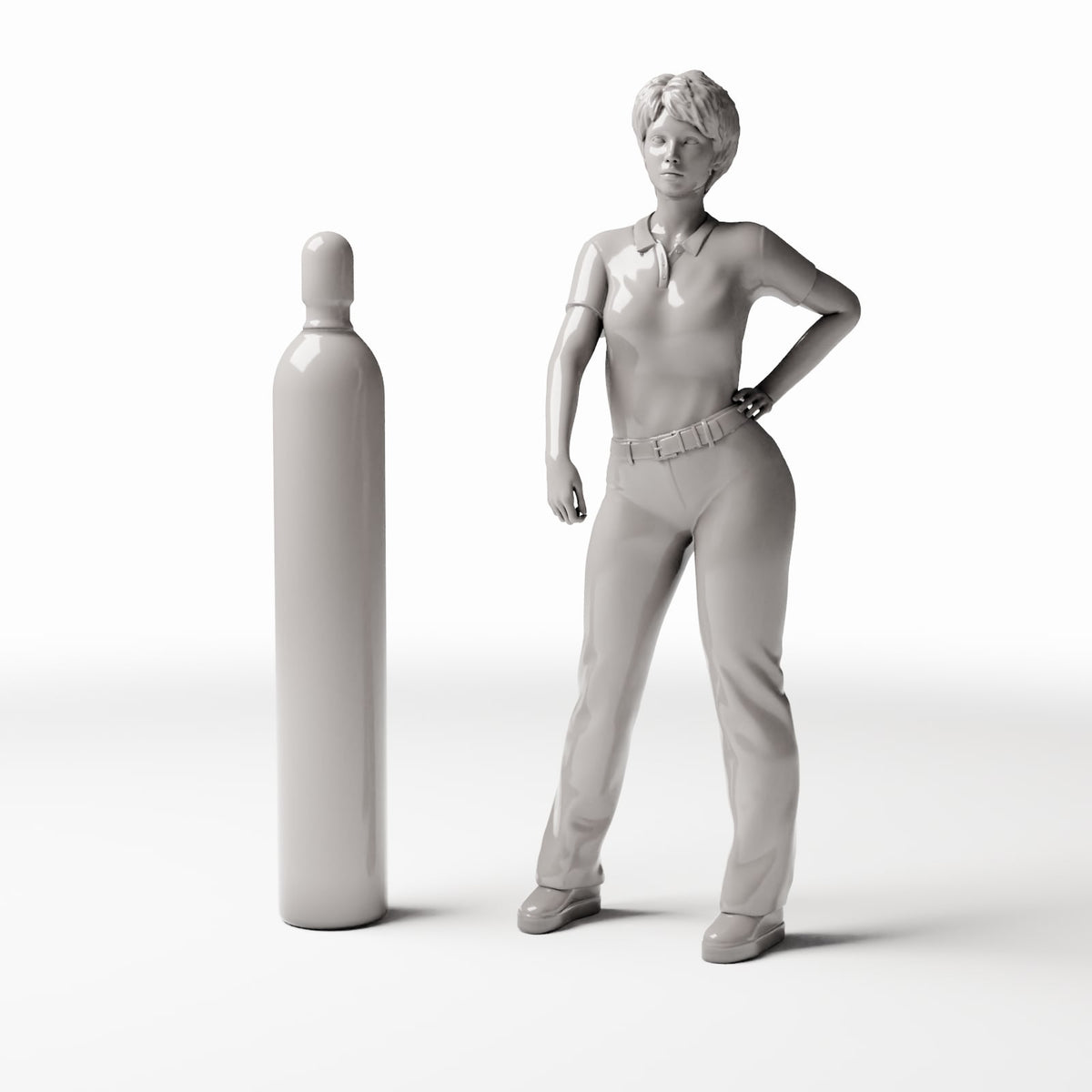 Diorama model-building product photo 1: Diorama storage: compressed gas cylinder (Ref. 292D)