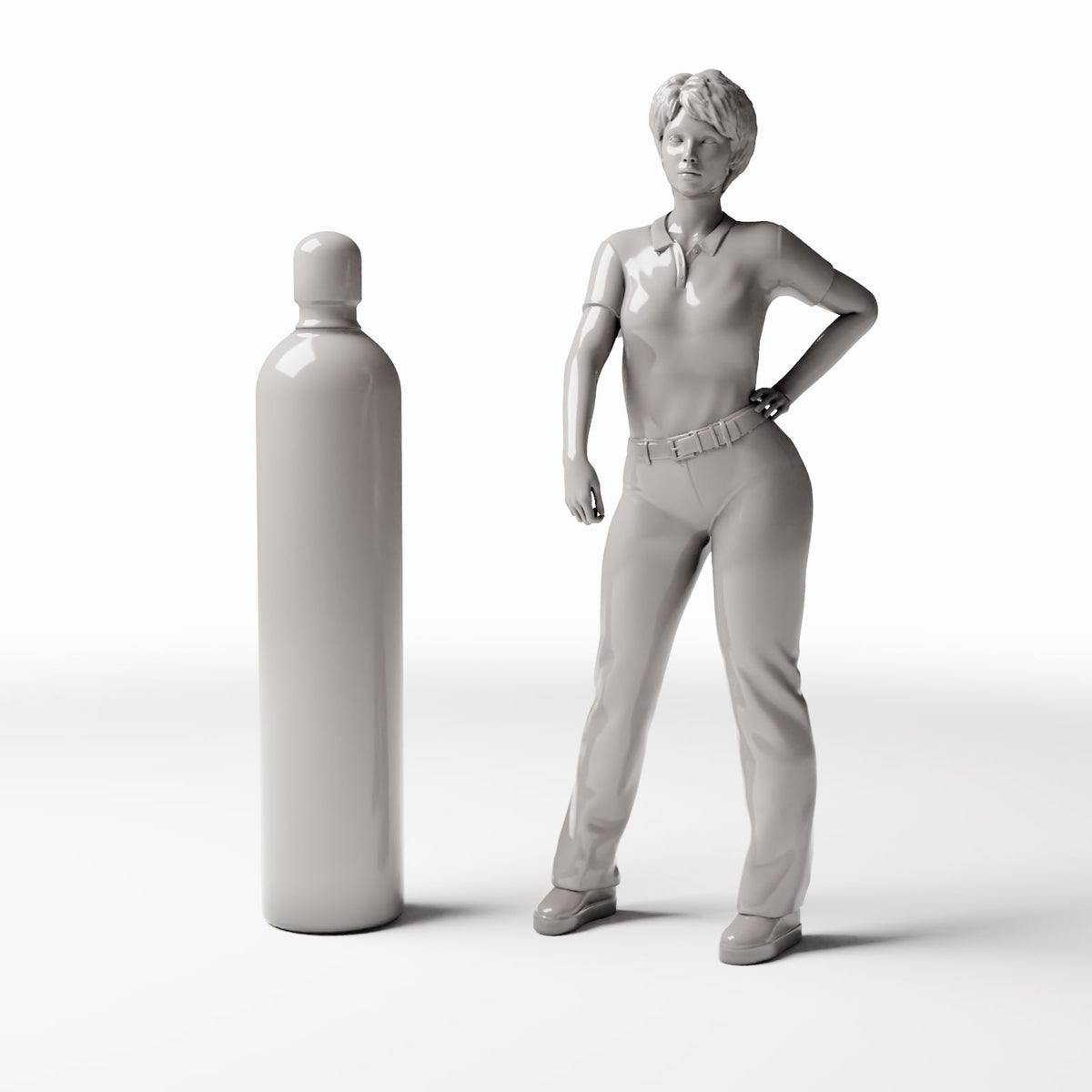 Diorama modelling product image 1: Diorama warehouse: Large compressed gas cylinder (Ref. 293D)