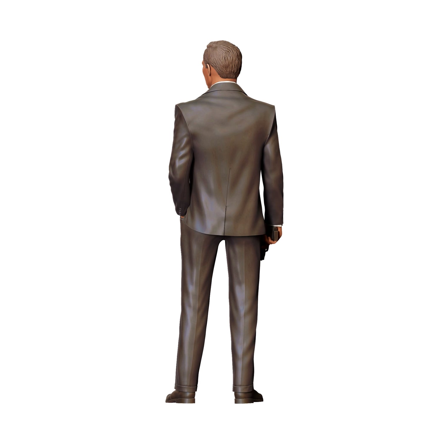 Diorama model building product photo 0: Secret agent in suit with pistol C (Ref. No. 368)