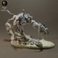 Produktfoto Tier Figur Diorama, Modellbau: 0: Savannen Tier Figur: Gnu beim Flussüberquerung mit Nilkrokodil (Ref 01_01_41)