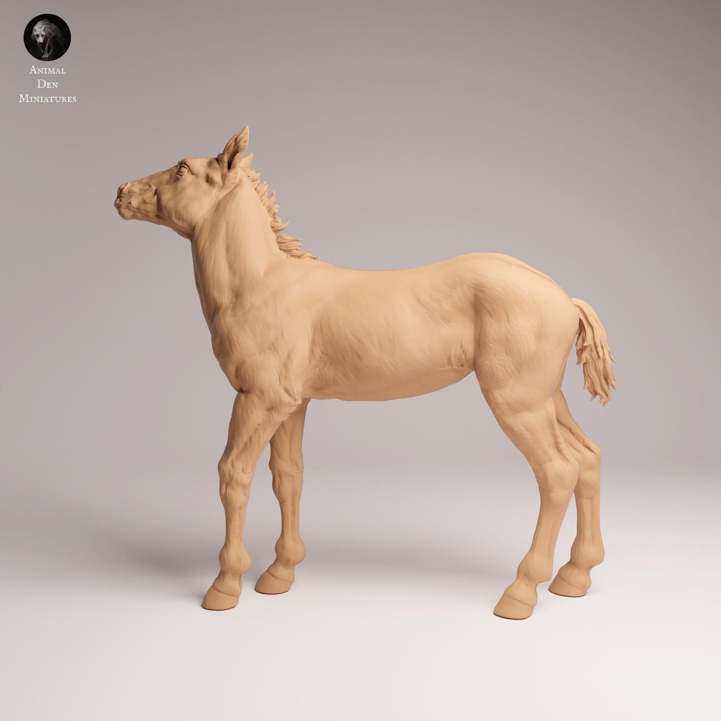 Product photo Animal Figure Diorama, Model Building: 0: Farm Animal Figure: Mustang Calf – Foal (Ref 25_09_13)