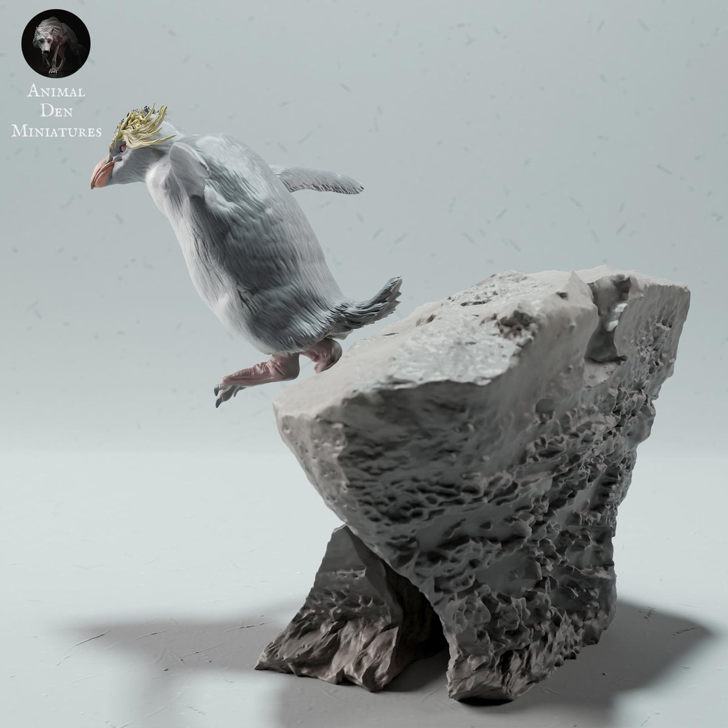 Product photo Animal Figure Diorama, Model Building: 0: Sea Animal Figure: Rockhopper Penguin – Rockhopper (Ref 01_01_63)