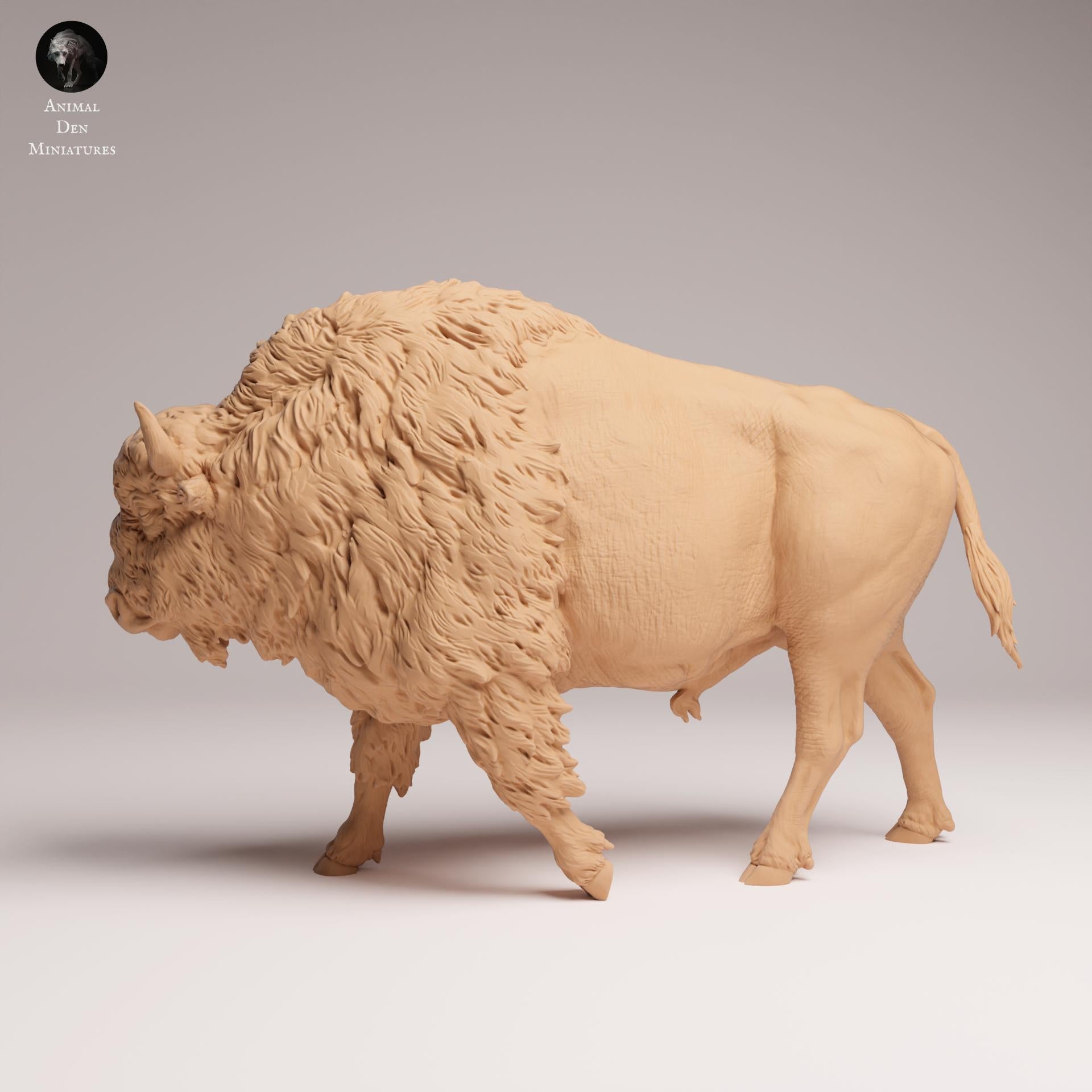 Product photo Animal Figure Diorama, Model Building: 0: Wildlife Figure: American Bison Bull – Prairie Colossus (Ref 25_09_12)