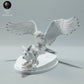 Product photo Animal Figure Diorama, Model Building: 0: Wild Animal Figure: hunting Snowy Owl with Arctic Hare (Ref 01_01_60)